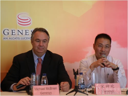 Alcatel Lucent Genesys��˾��̫�^(q��)������Michael McBrien������Genesys�Ї��^(q��)����(j��ng)������g����